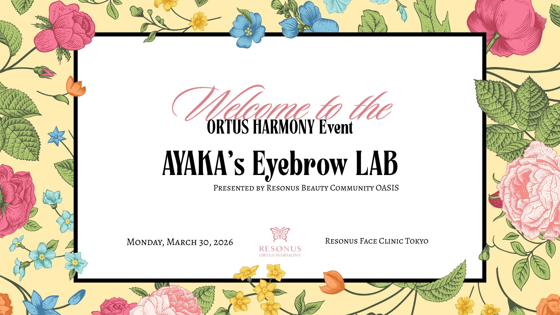 【Column Vol.13】「AYAKAの眉ラボ」終了レポ